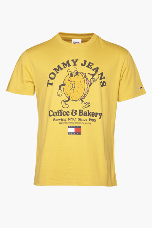 Femmes - TOMMY JEANS - T-shirt - jaune -  - GEEL