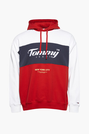 Dames - TOMMY JEANS - Sweater - rood -  - ROOD