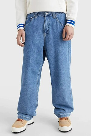 Dames - TOMMY JEANS - Wide jeans - mid blue denim - Jeans - MID BLUE DENIM