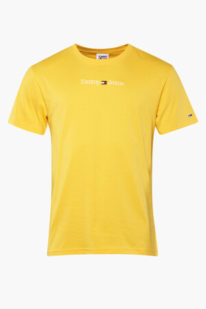 Dames - TOMMY JEANS - T-shirt - geel - Tommy Jeans - GEEL