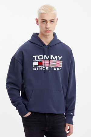 Dames - Tommy Jeans - Sweater - blauw - Hoodies & Sweaters - blauw