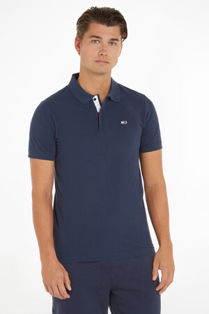 Dames - TOMMY JEANS - Polo - blauw - Tommy Jeans - BLAUW