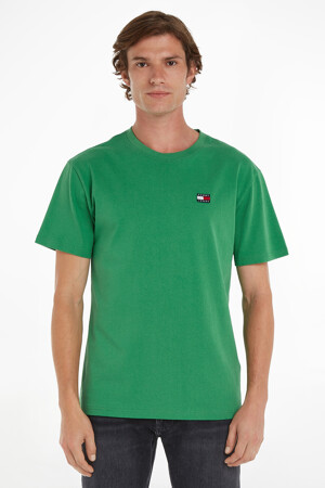 Dames - Tommy Jeans - T-shirt - groen - Tommy Hilfiger - groen