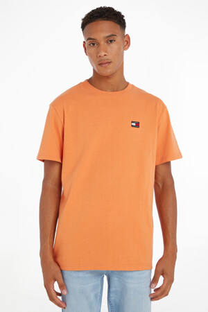 Dames - TOMMY JEANS - T-shirt - oranje - Promoties - ORANJE