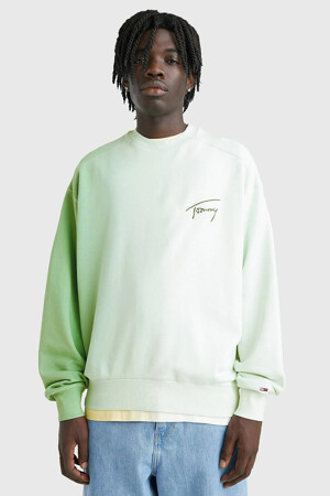 Dames - Tommy Jeans - Sweater - groen - HILFIGER DENIM - groen