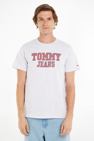 Dames - TOMMY JEANS - T-shirt - grijs - Shop enhanced neutrals > - GRIJS
