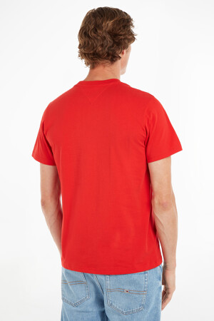 Dames - TOMMY JEANS - T-shirt - rood - Tommy Jeans - ROOD