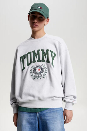 Dames - TOMMY JEANS - Sweater - grijs - Nieuwe collectie - GRIJS