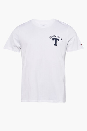 Dames - TOMMY JEANS - T-shirt - wit - Nieuwe collectie - WIT