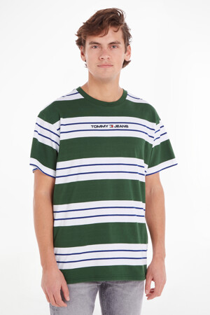 Dames - TOMMY JEANS - T-shirt - groen - Nieuwe collectie - GROEN