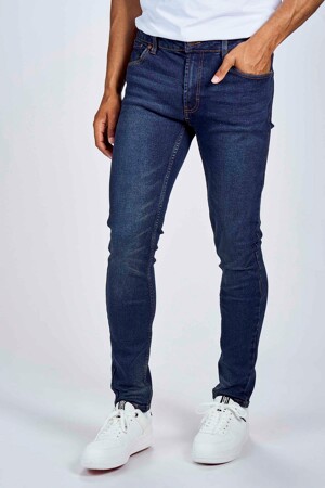 Dames - DENIM PROJECT - Slim jeans - mid blue denim - Jeans - MID BLUE DENIM
