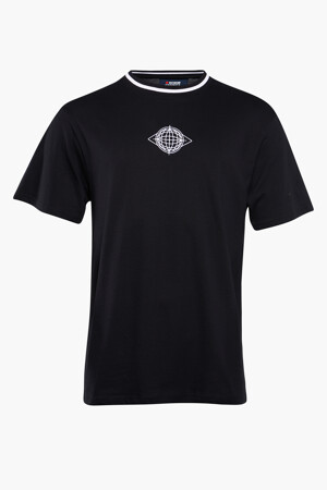 Dames - DENIM PROJECT - T-shirt - black denim - Denim Project - ZWART