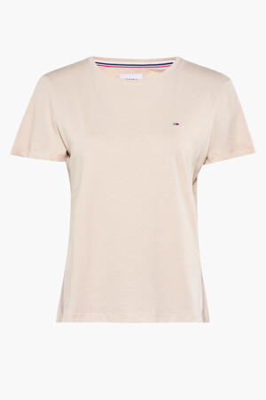 Dames - TOMMY JEANS - T-shirt - beige - Trends girls - BEIGE