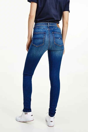 Dames - TOMMY JEANS - SYLVIA - Jeans - DARK BLUE DENIM