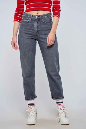 Dames - TOMMY JEANS - Straight jeans - mid grey denim -  - MID GREY DENIM