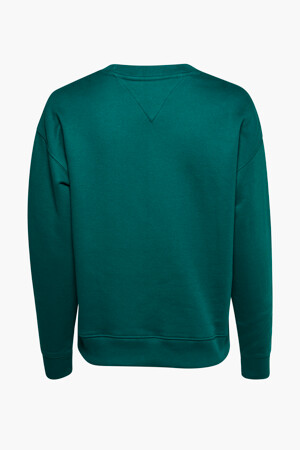 Dames - TOMMY JEANS - Sweater - groen - Tommy Jeans - GROEN