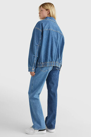 Femmes - Tommy Jeans - Veste en jean - bleu - Zoom sur le jeans - DARK BLUE DENIM