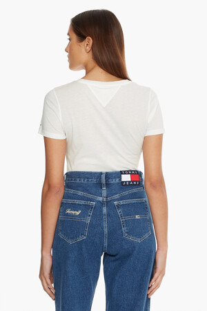 Dames - Tommy Jeans - T-shirt - ecru -  - ecru
