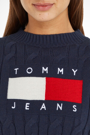Femmes - Tommy Jeans - Pull - bleu - Tommy Hilfiger - bleu