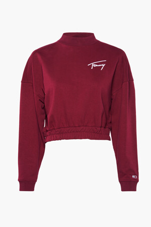 Femmes - TOMMY JEANS - Sweat - rouge - Tommy Jeans - ROOD