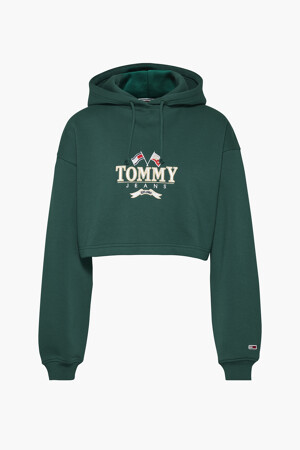 Dames - Tommy Jeans - Sweater - groen - Tommy Hilfiger - groen