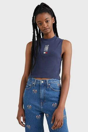Dames - TOMMY JEANS - Top - blauw -  - BLAUW