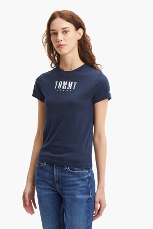 Femmes - TOMMY JEANS - T-shirt - bleu -  - BLAUW
