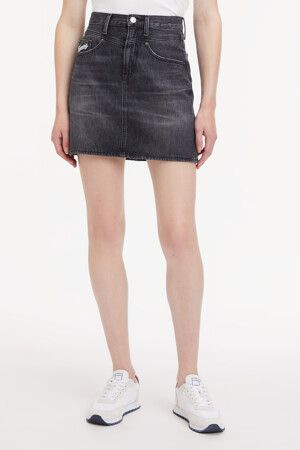Dames - Tommy Jeans - Rok - DARK BLUE DENIM - Tommy Hilfiger - DARK BLUE DENIM