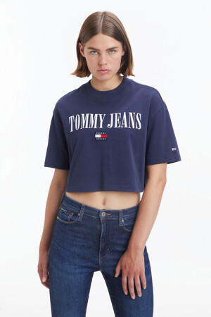 Femmes - Tommy Jeans - T-shirt - bleu - T-shirts & Tops - bleu