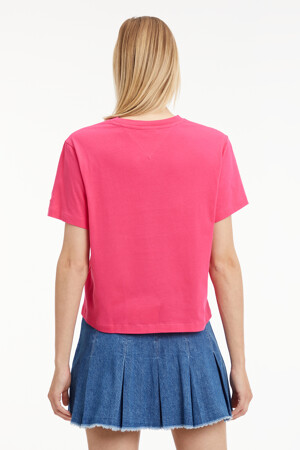 Dames - Tommy Jeans - T-shirt - roze - HILFIGER DENIM - roze