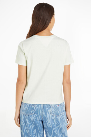 Dames - Tommy Jeans - T-shirt - GREEN - HILFIGER DENIM - GREEN