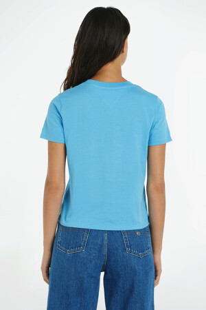 Dames - Tommy Jeans - T-shirt - blauw - HILFIGER DENIM - blauw