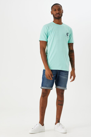 Hommes - GARCIA - T-shirt - turquoise - GARCIA - turquoise
