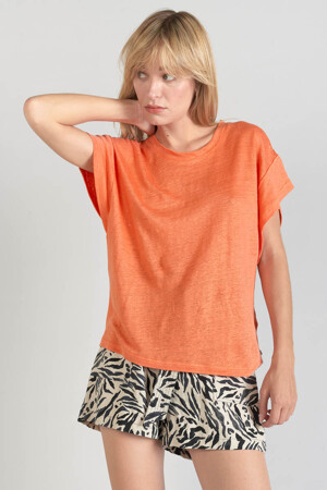Femmes - Le Temps des Cerises - T-shirt - orange - Le temps des Cerises - orange