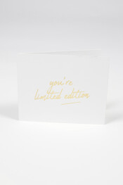 Heren -  - Papieren giftcard YOU'RE LIMITED EDITION -  - 