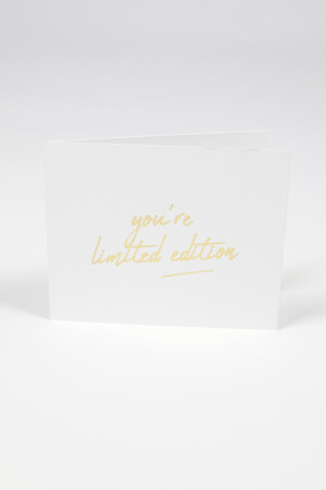 Dames -  - Papieren giftcard YOU'RE LIMITED EDITION - 
