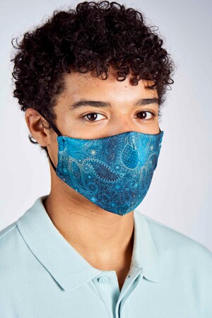 Femmes - HAILYS - Masque en tissu - bleu - Masques en tissu - BLAUW