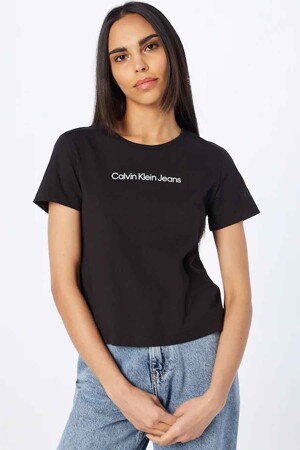 Femmes - Calvin Klein - T-shirt - noir -  - ZWART