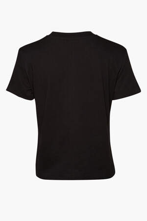 Dames - Calvin Klein - T-shirt - zwart - Kerstcadeautips dames - ZWART