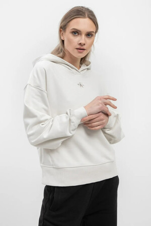 Dames - Calvin Klein - Sweater - ecru - Hoodies & sweaters - ECRU