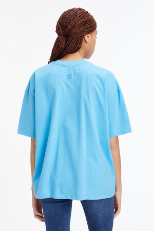 Femmes - Calvin Klein - T-shirt - bleu - Calvin Klein - BLAUW