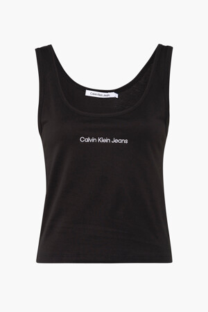 Femmes - Calvin Klein - T-shirt - noir - Calvin Klein - ZWART
