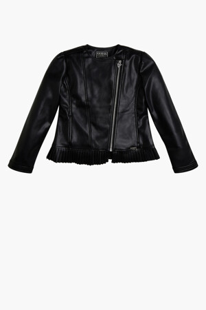 Dames - Guess® - Leder jas - zwart - GUESS - zwart