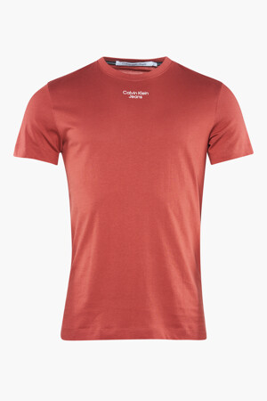 Dames - Calvin Klein - T-shirt - rood - Calvin Klein - ROOD