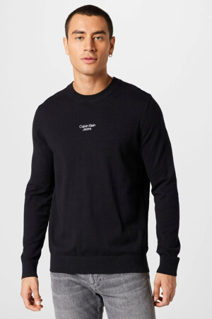Dames - Calvin Klein - Sweater - zwart -  - ZWART