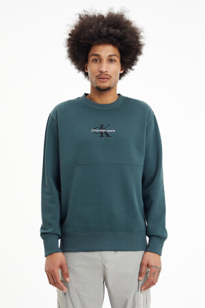 Dames - Calvin Klein - Sweater - groen - Calvin Klein - GROEN