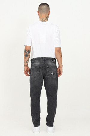 Dames - Calvin Klein - Straight jeans - dark grey denim - Calvin Klein - DARK GREY DENIM
