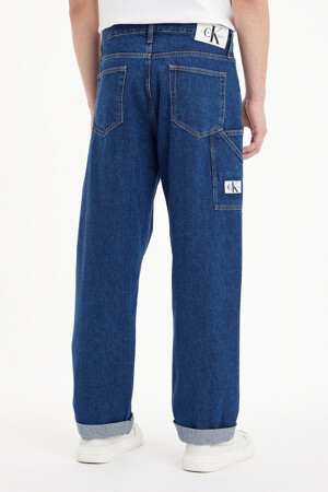 Dames - Calvin Klein - 90S STRAIGHT UTILITY CK - Jeans - DARK BLUE DENIM