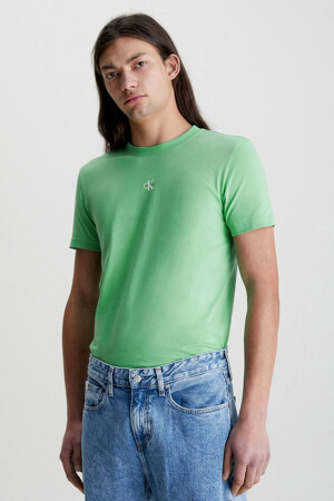 Femmes - Calvin Klein - T-shirt - vert - Calvin Klein - GROEN