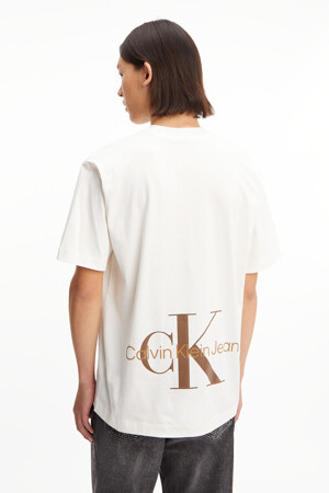 Dames - Calvin Klein - T-shirt - ecru - Calvin Klein - ECRU